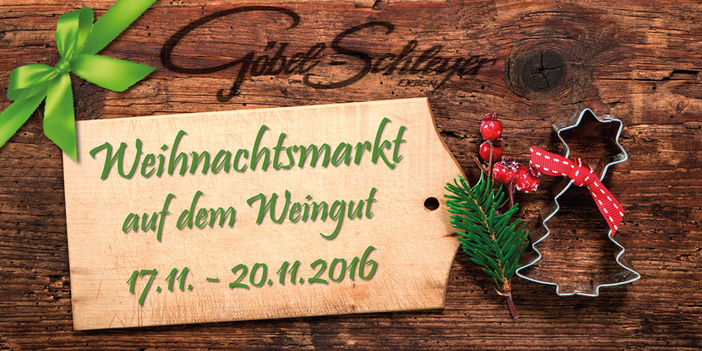 Weihnachtsmarkt auf dem Weingut