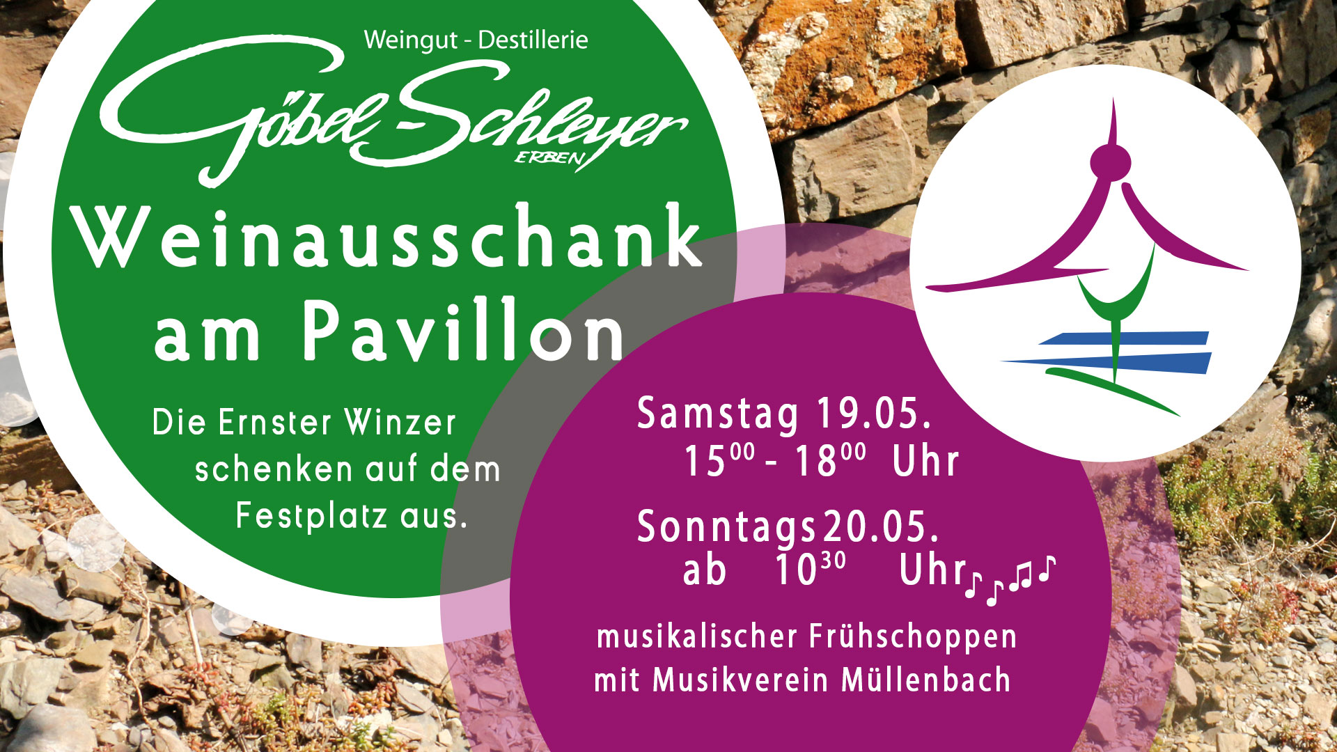 Weinausschank am Pavillon