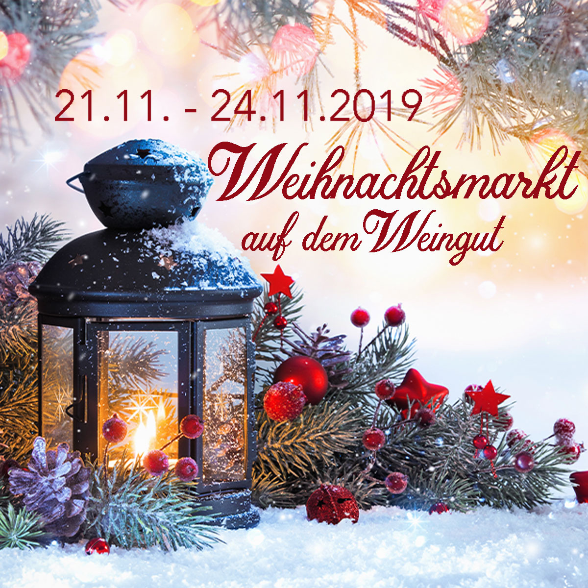 Weihnachtsmarkt auf dem Weingut 2019